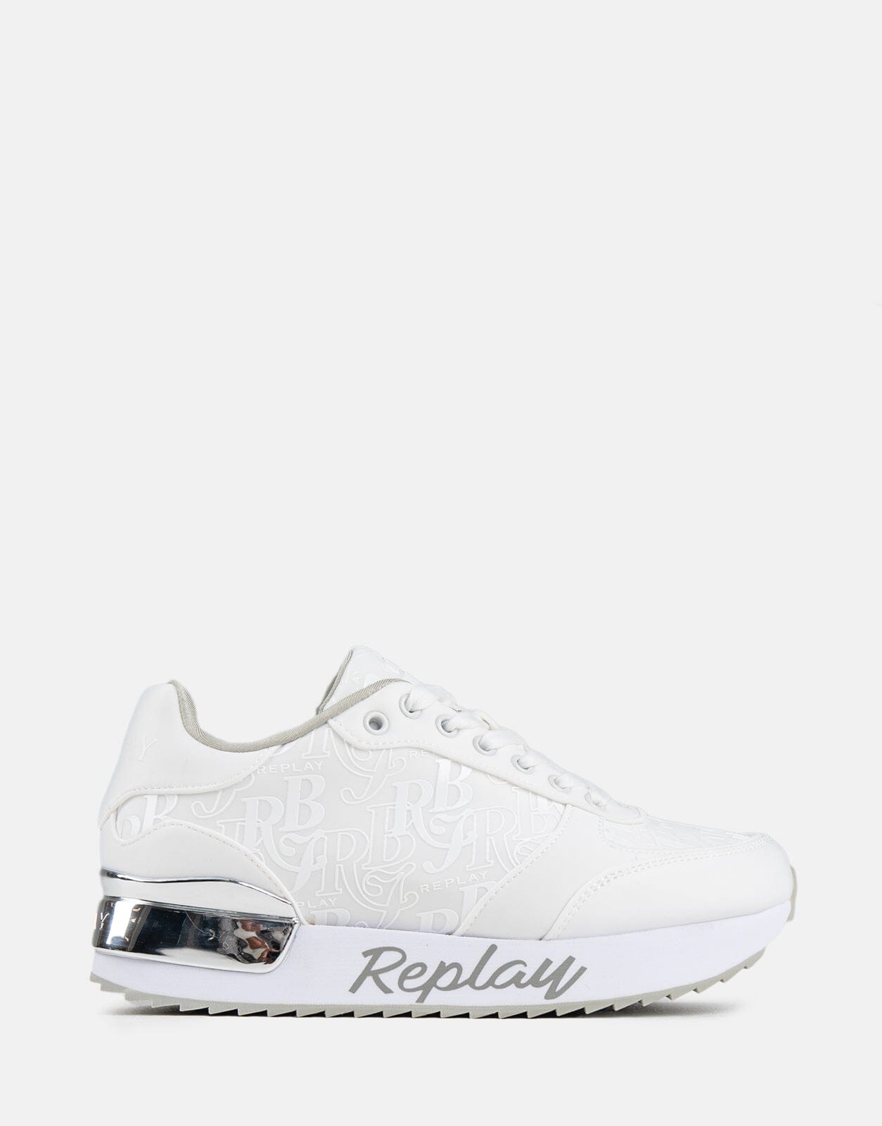 Replay Penny RBJ White Sneakers - Subwear