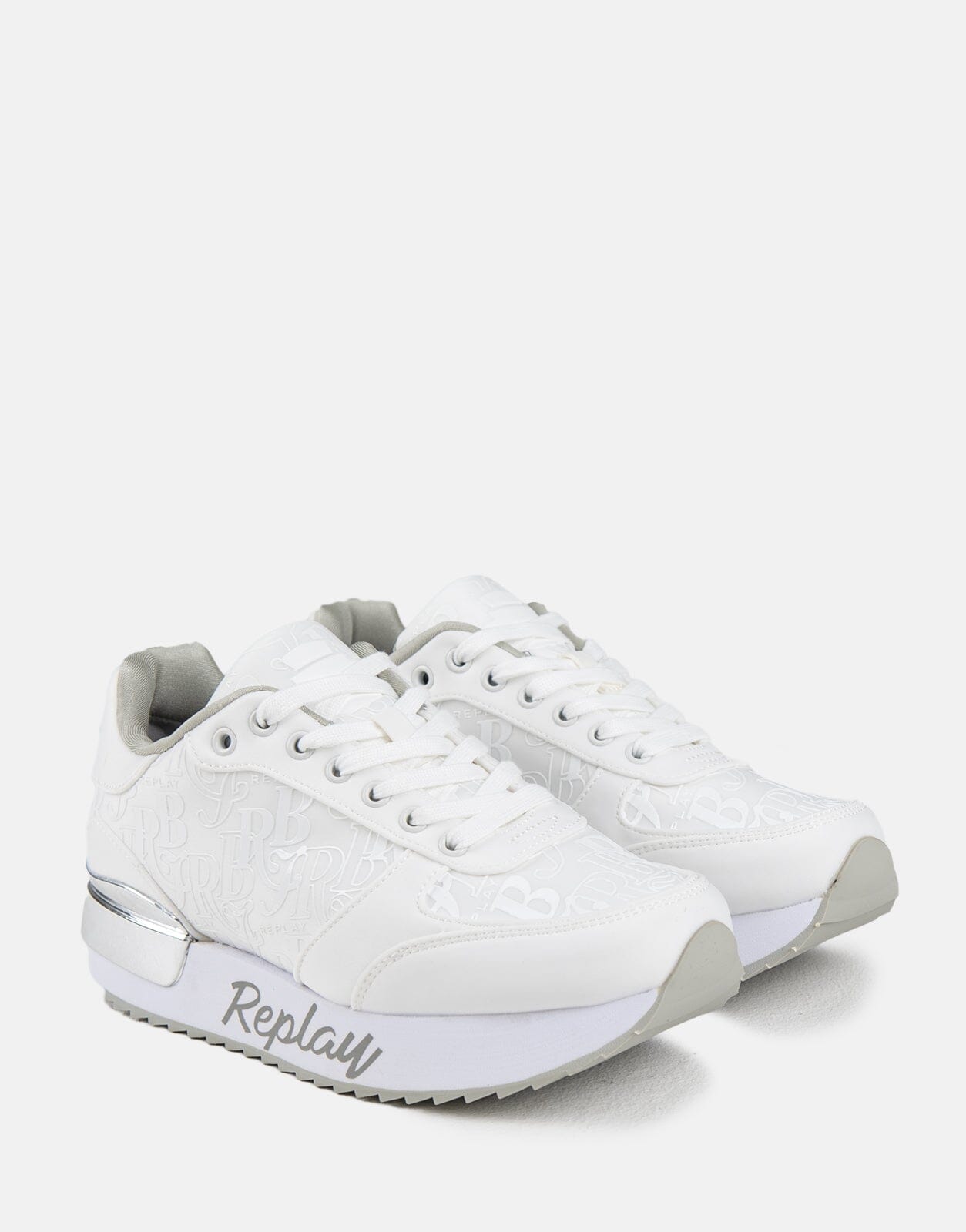 Replay Penny RBJ White Sneakers - Subwear