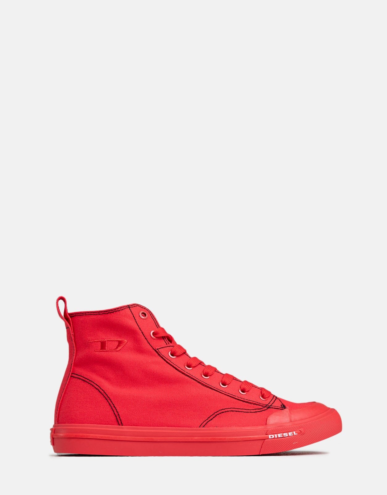 Diesel S-Athos Mid Red Sneakers - Subwear