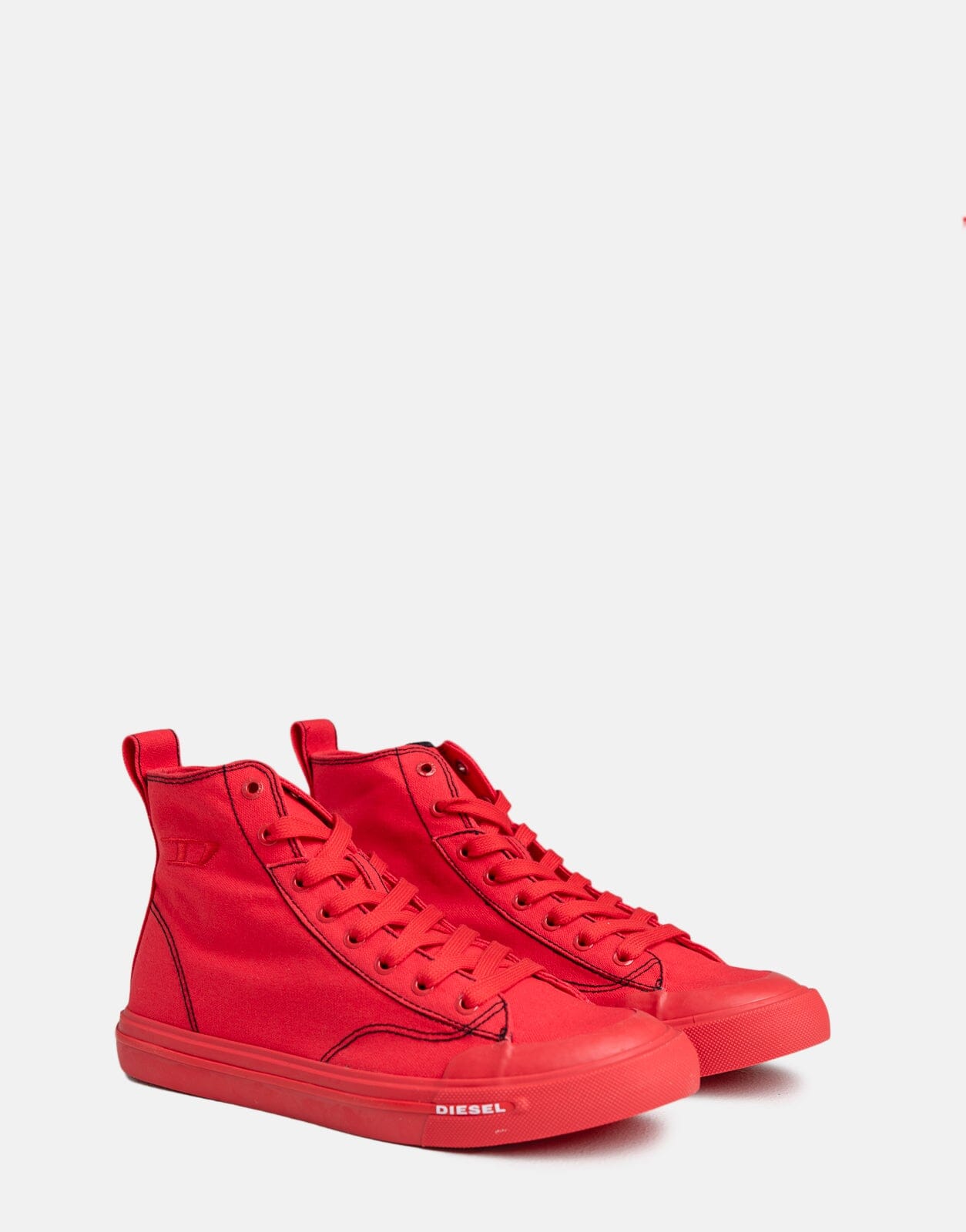Diesel S-Athos Mid Red Sneakers - Subwear