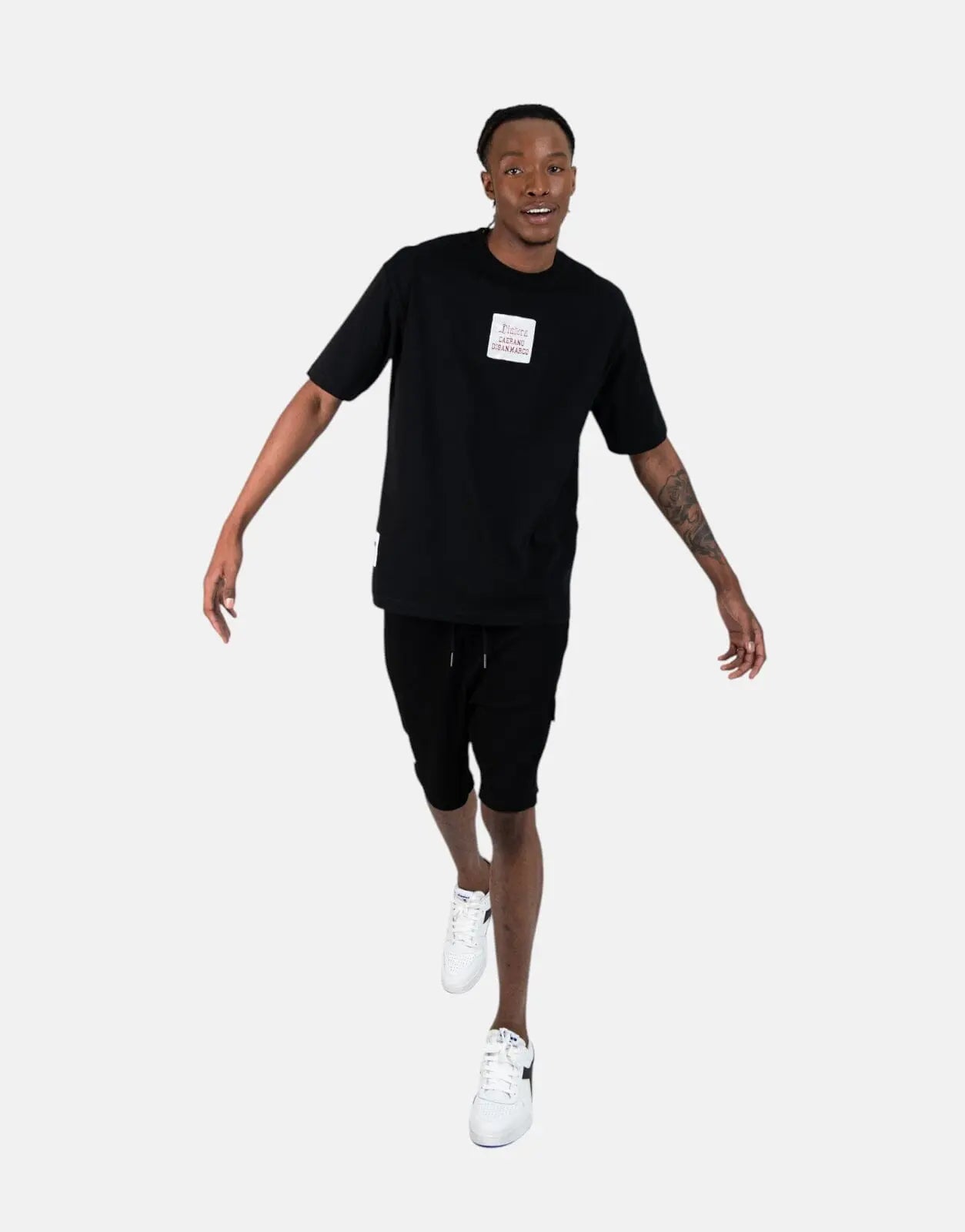 Diadora Emeric Black T-Shirt - Subwear