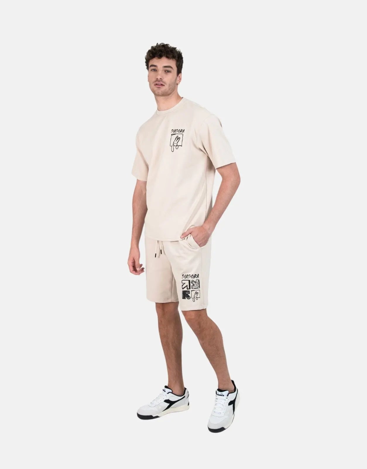 Diadora Kael Off White T-Shirt - Subwear