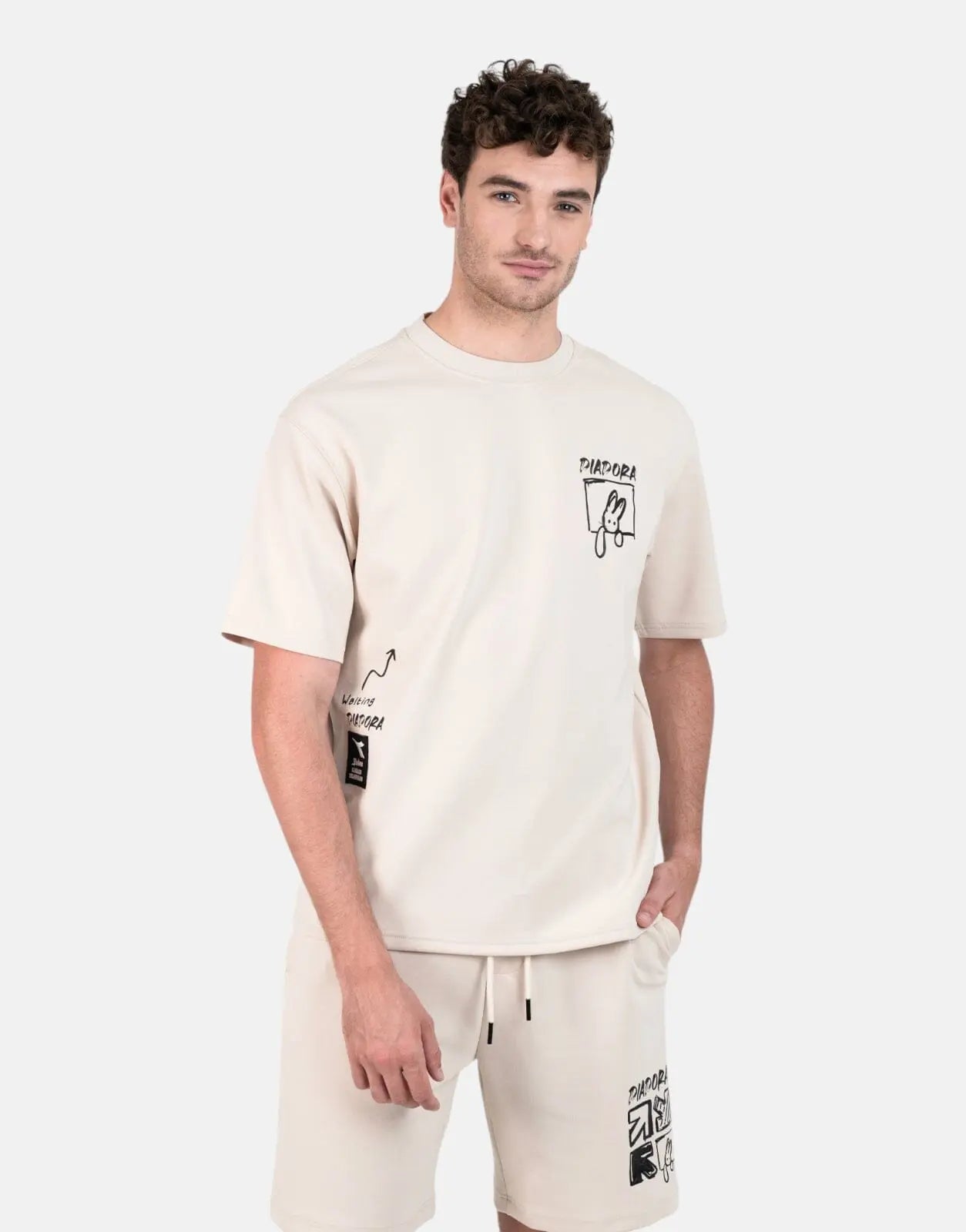 Diadora Kael Off White T-Shirt - Subwear