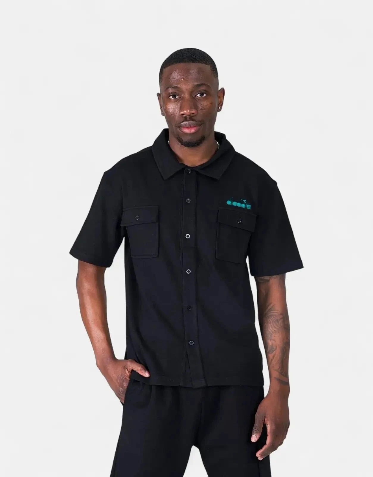 Diadora Valor Black Shirt - Subwear