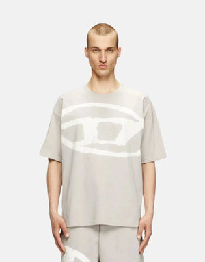 Diesel Bleach Relaxed Knit Box T-Shirt - Subwear