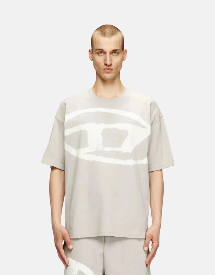 Diesel Bleach Relaxed Knit Box T-Shirt - Subwear