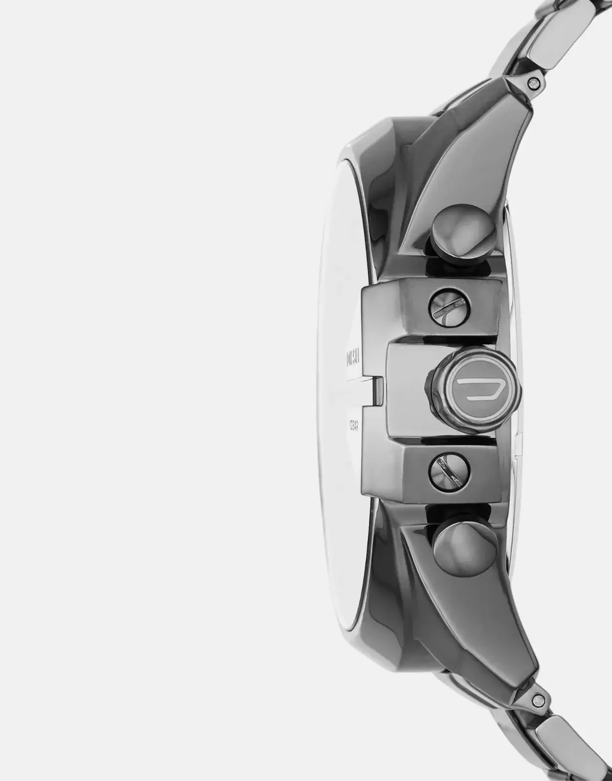 Diesel Mega Chief Gunmetal Round Stainless Steel Watch - Subwear