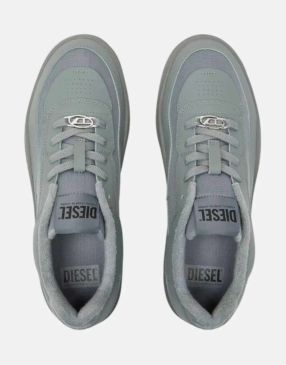 Diesel S-Oval Skate Low Grey Sneakers - Subwear