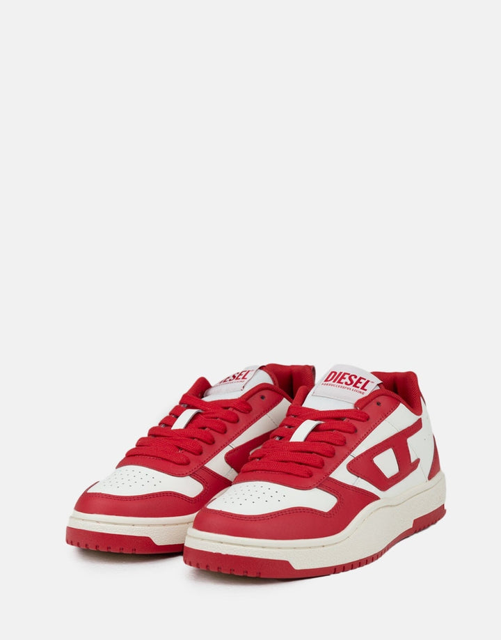 Diesel S-Ukiyo V2 Low Sneakers White/Red - Subwear