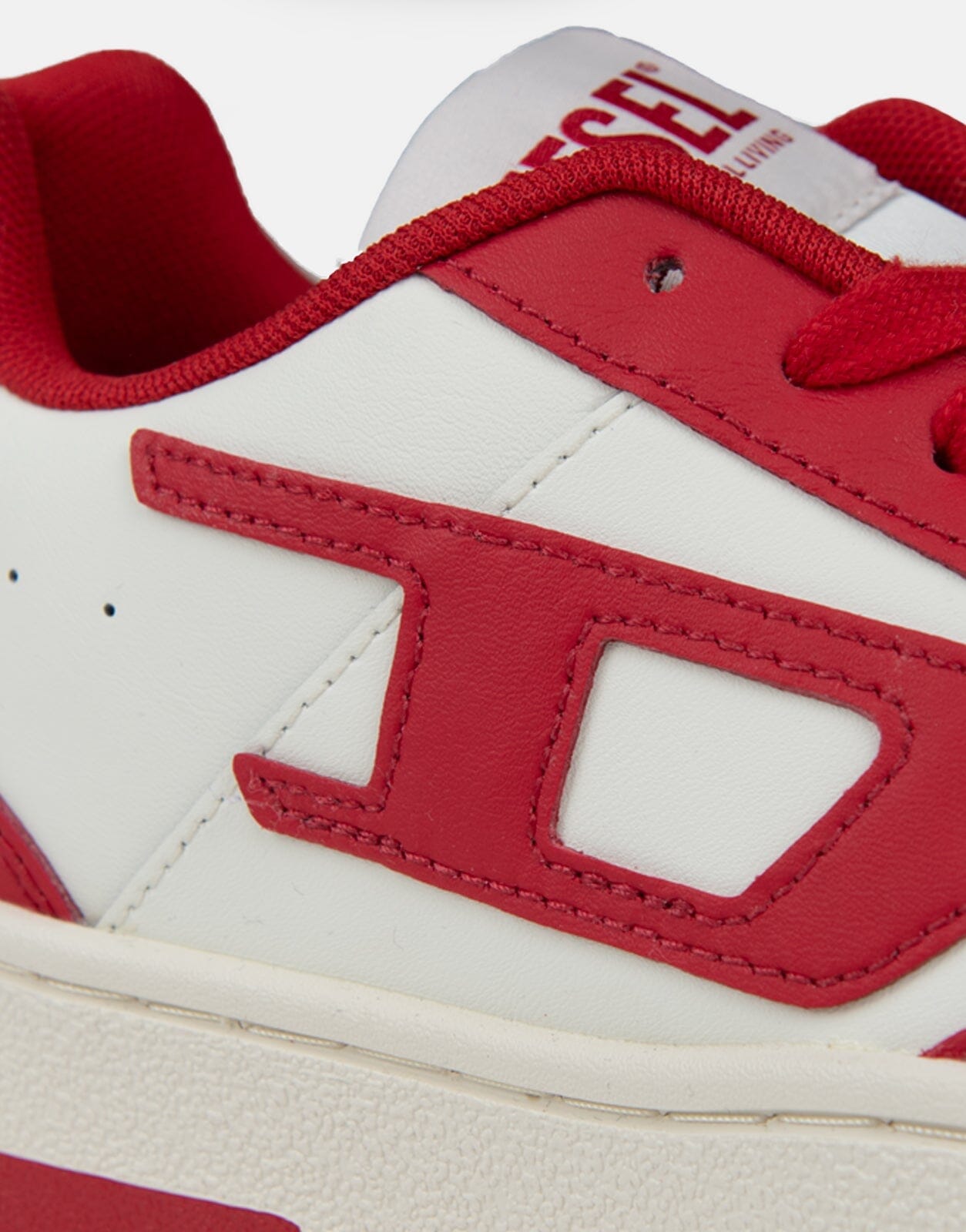 Diesel S-Ukiyo V2 Low Sneakers White/Red - Subwear