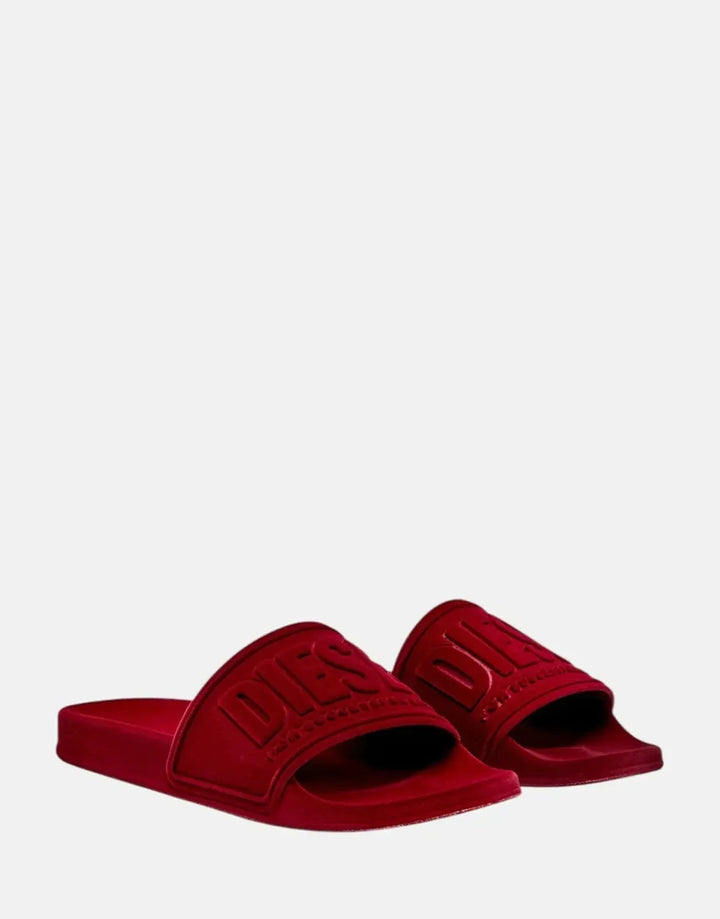 Diesel SA-Mayemi Red Slides - Subwear