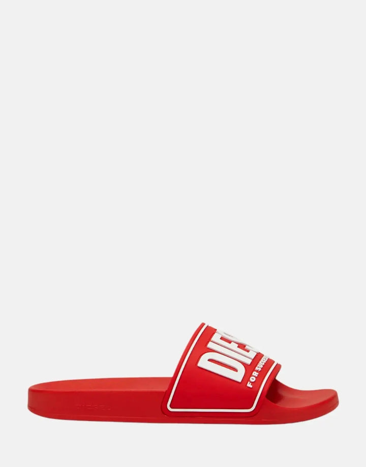 Diesel SA-Mayemi Red White Slides - Subwear
