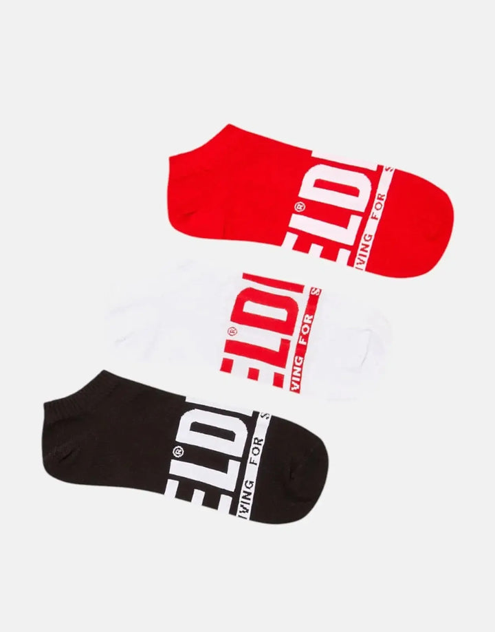 Diesel SKM-Ghost 3 Pack Socks - Subwear