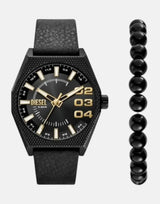 Diesel Scraper Black Watch & Bracelet Set - Subwear