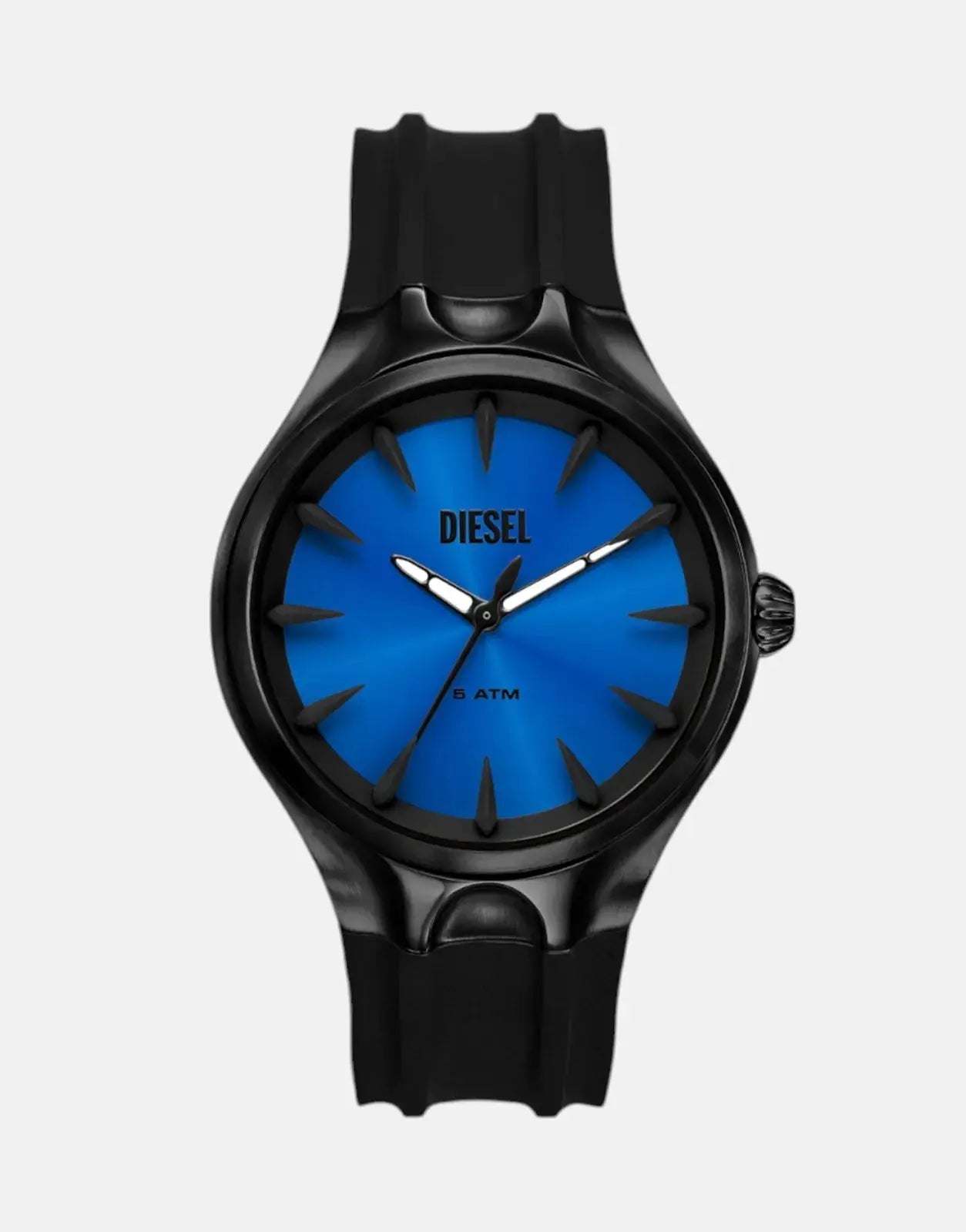 Diesel Streamline Black Silicone Watch Blue - Subwear