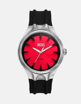 Diesel Streamline Black Silicone Watch - Subwear