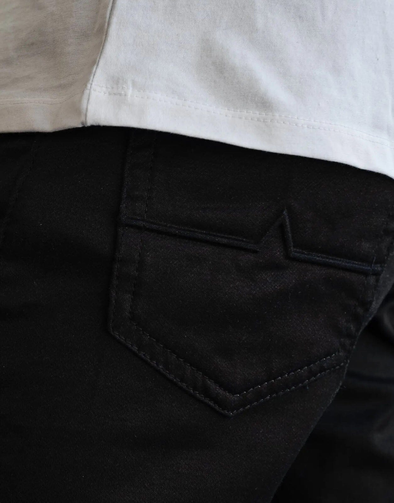 Fade Iconic Rogue Wax Coated Black Jeans - Subwear