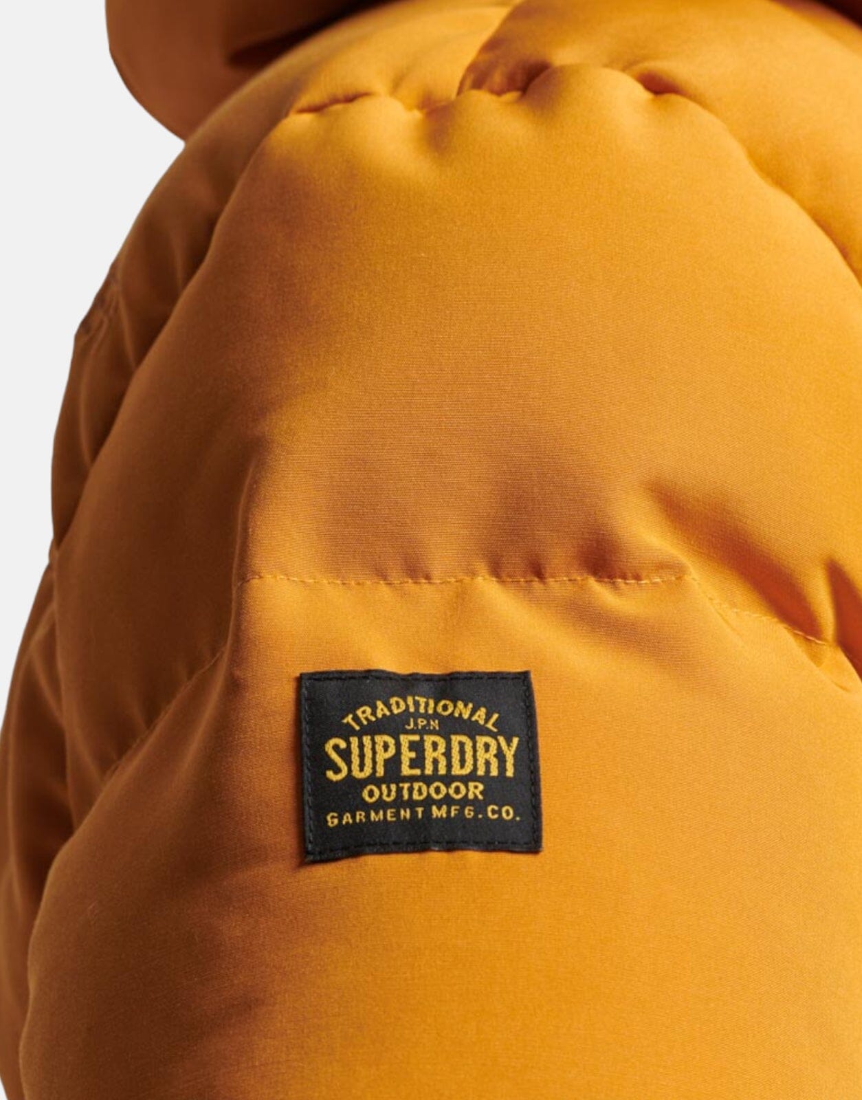 Superdry Everest Short Hooded Puffer Jacket  Mustard - Subwear