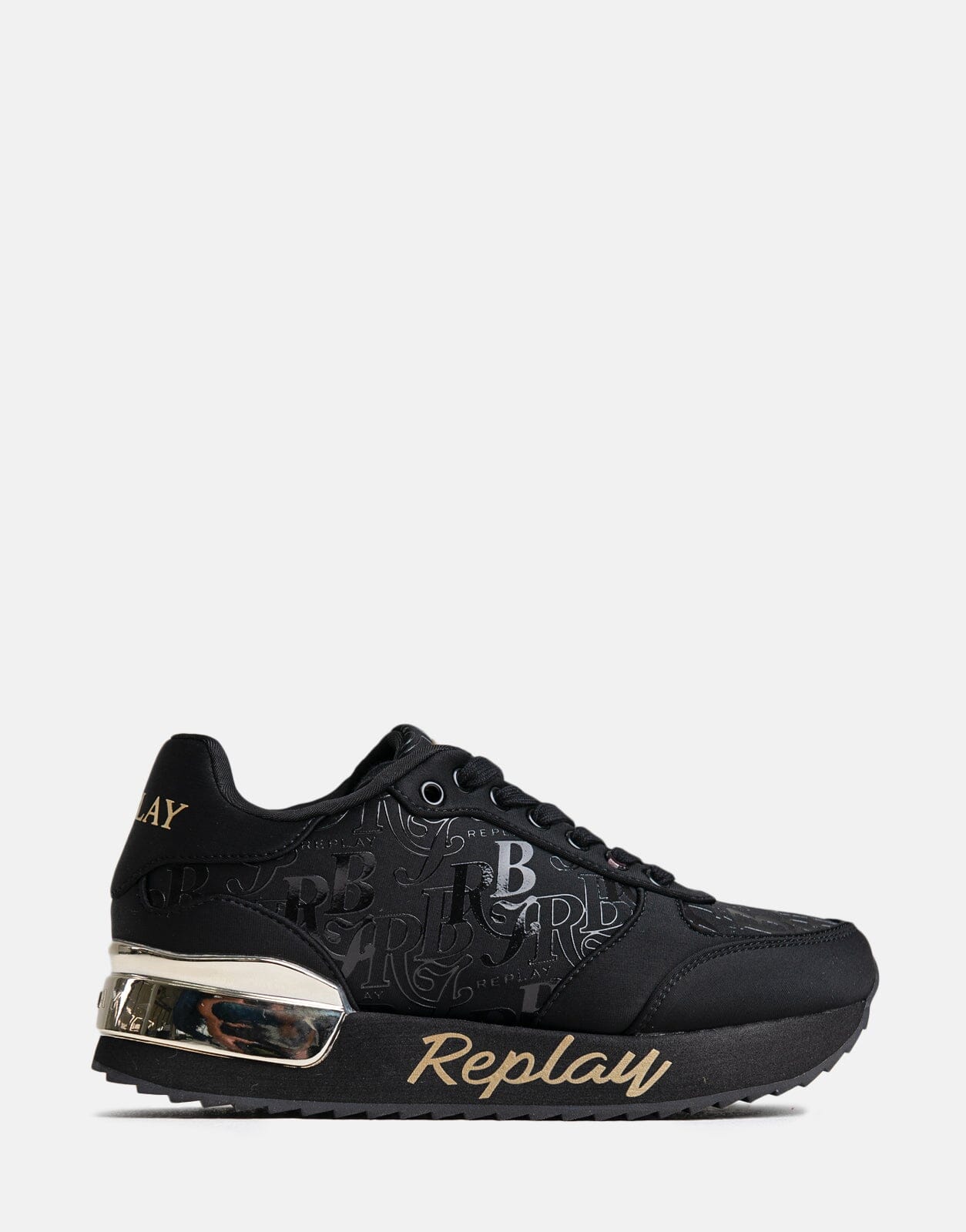 Replay Penny RBJ Black Sneakers Replay