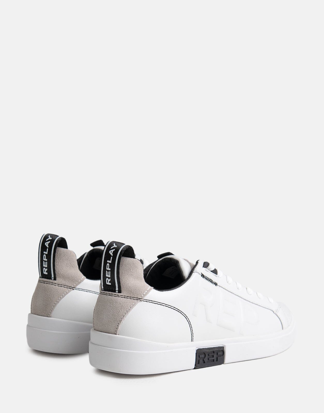 Replay Polys Up White Sneakers - Subwear