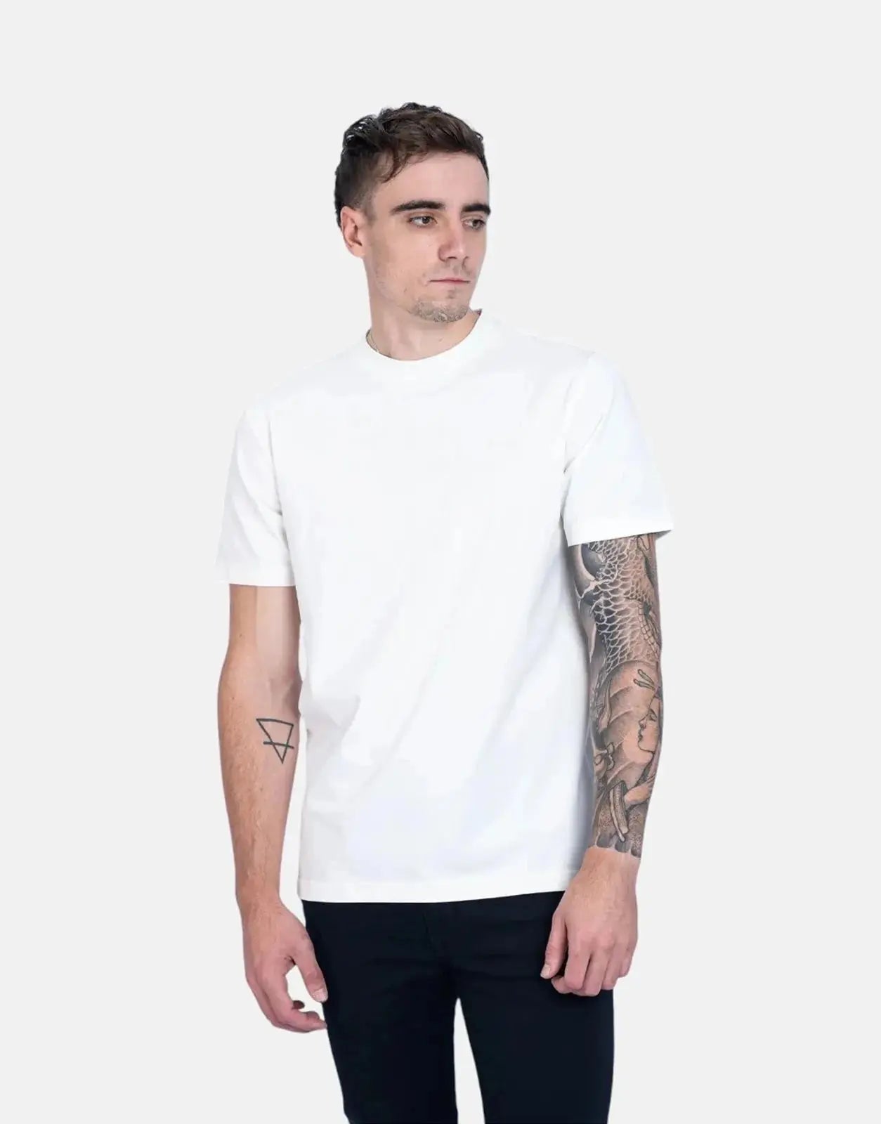 Fade Essential Slim White T-Shirt - Subwear
