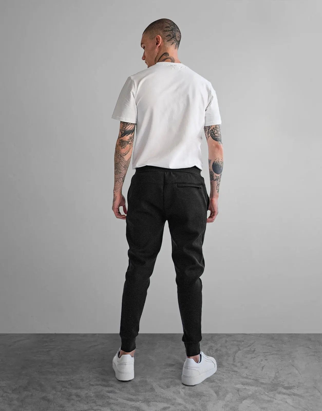 Fade Essential Sweatpants Black - Subwear