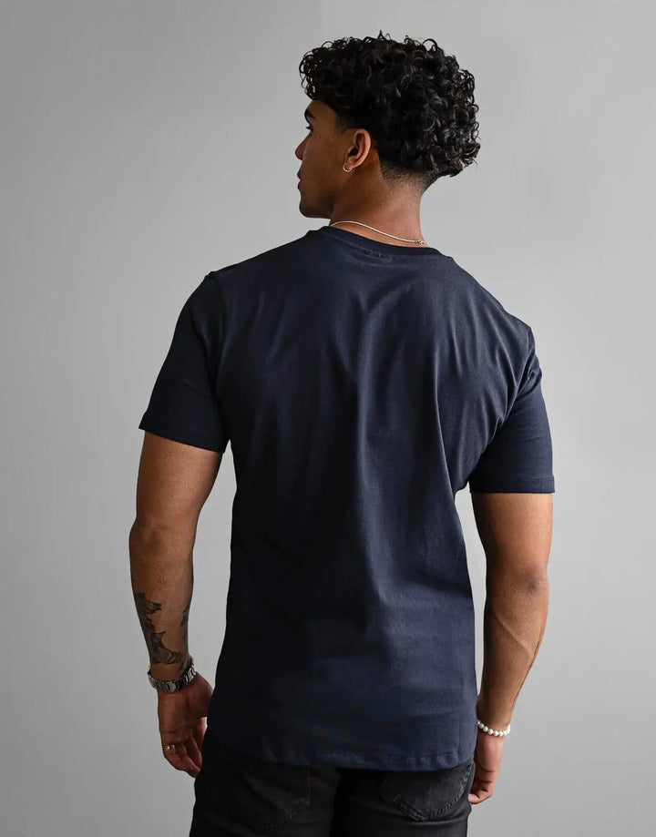 Fade Icon Navy T-Shirt - Subwear