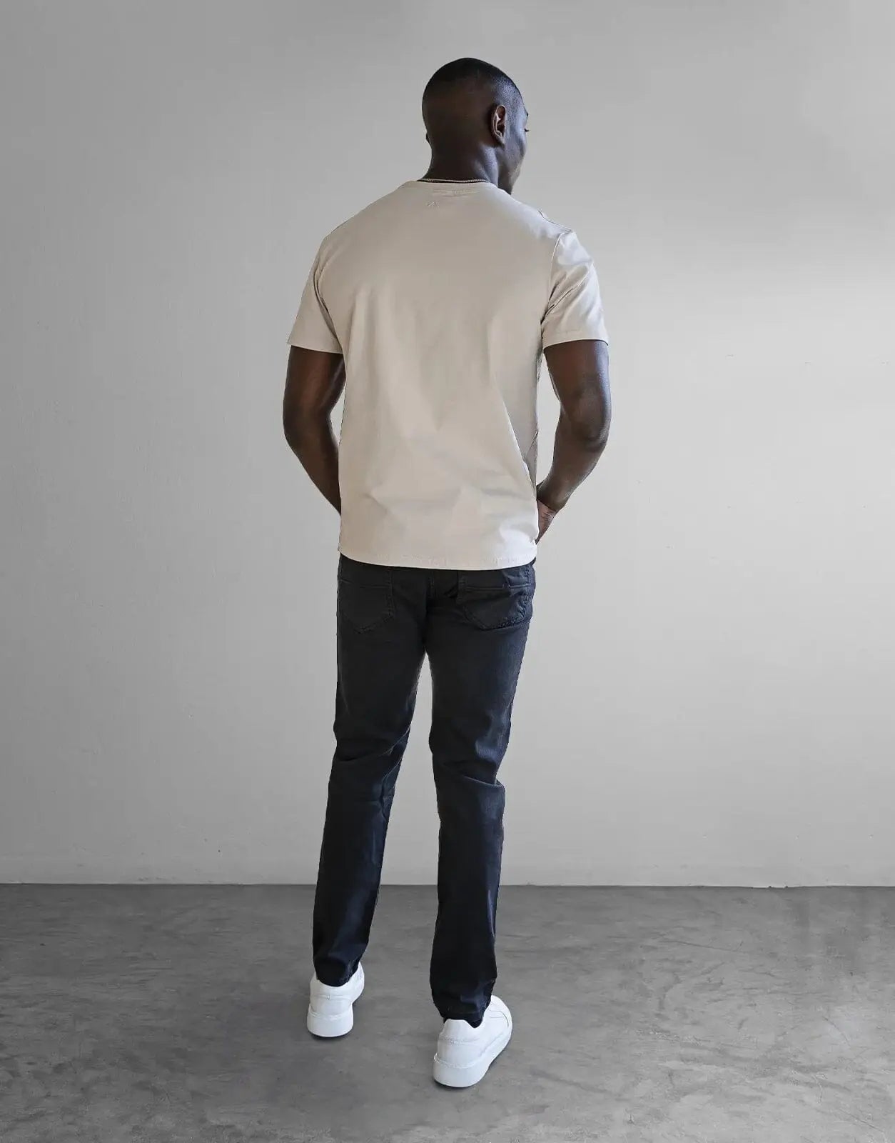 Fade Iconic Badge Stone T-Shirt - Subwear