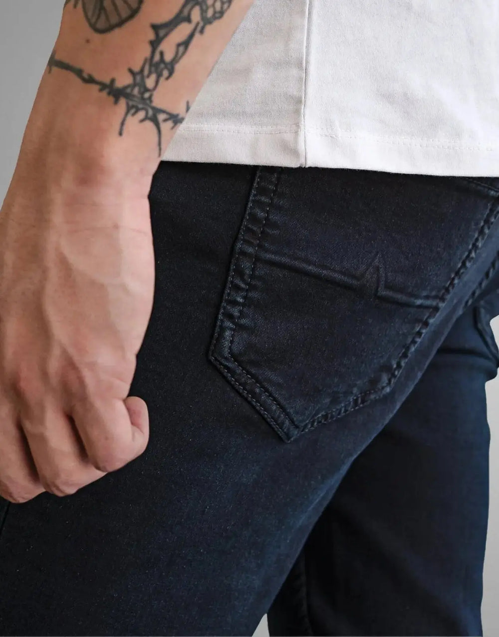 Fade Iconic Matte Blue Jeans - Subwear