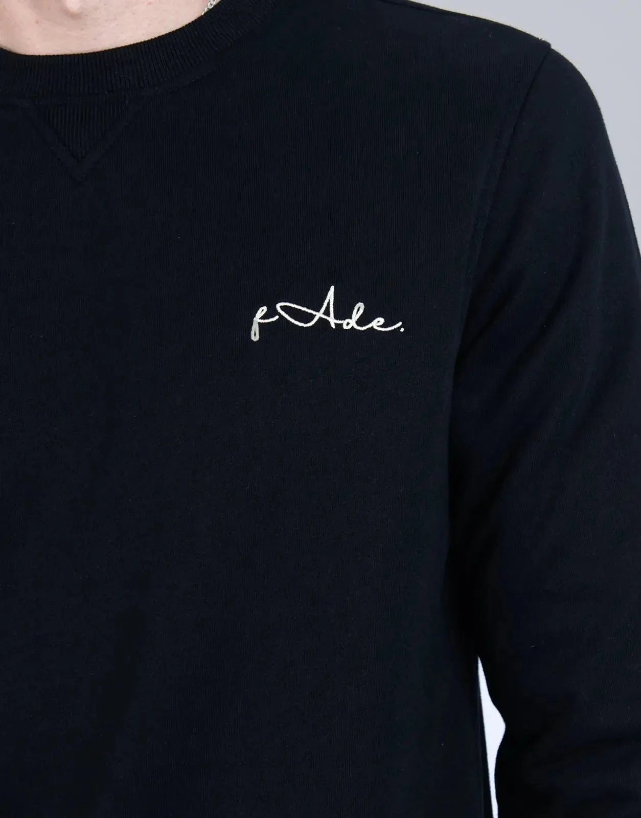 Fade Signature Sweatshirt Black - Subwear