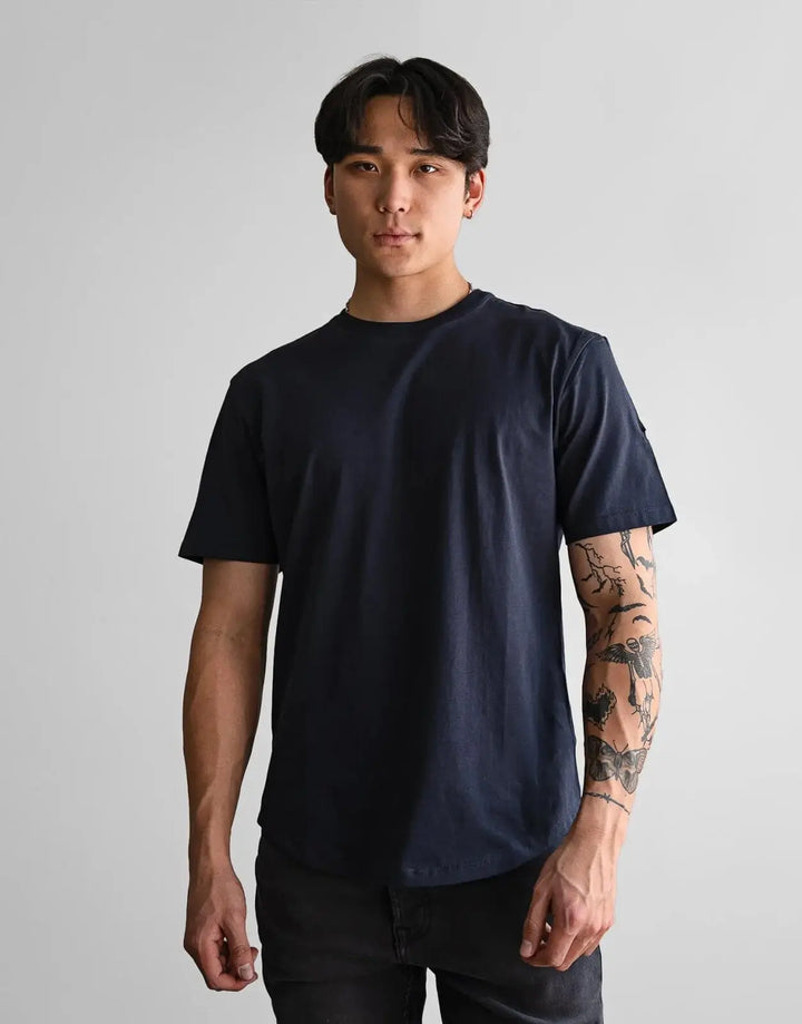 Fade Still Navy T-Shirt - Subwear