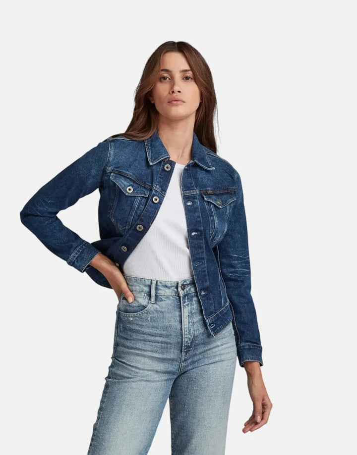 G-Star RAW 3301 Slim Faded Stone Jacket - Subwear