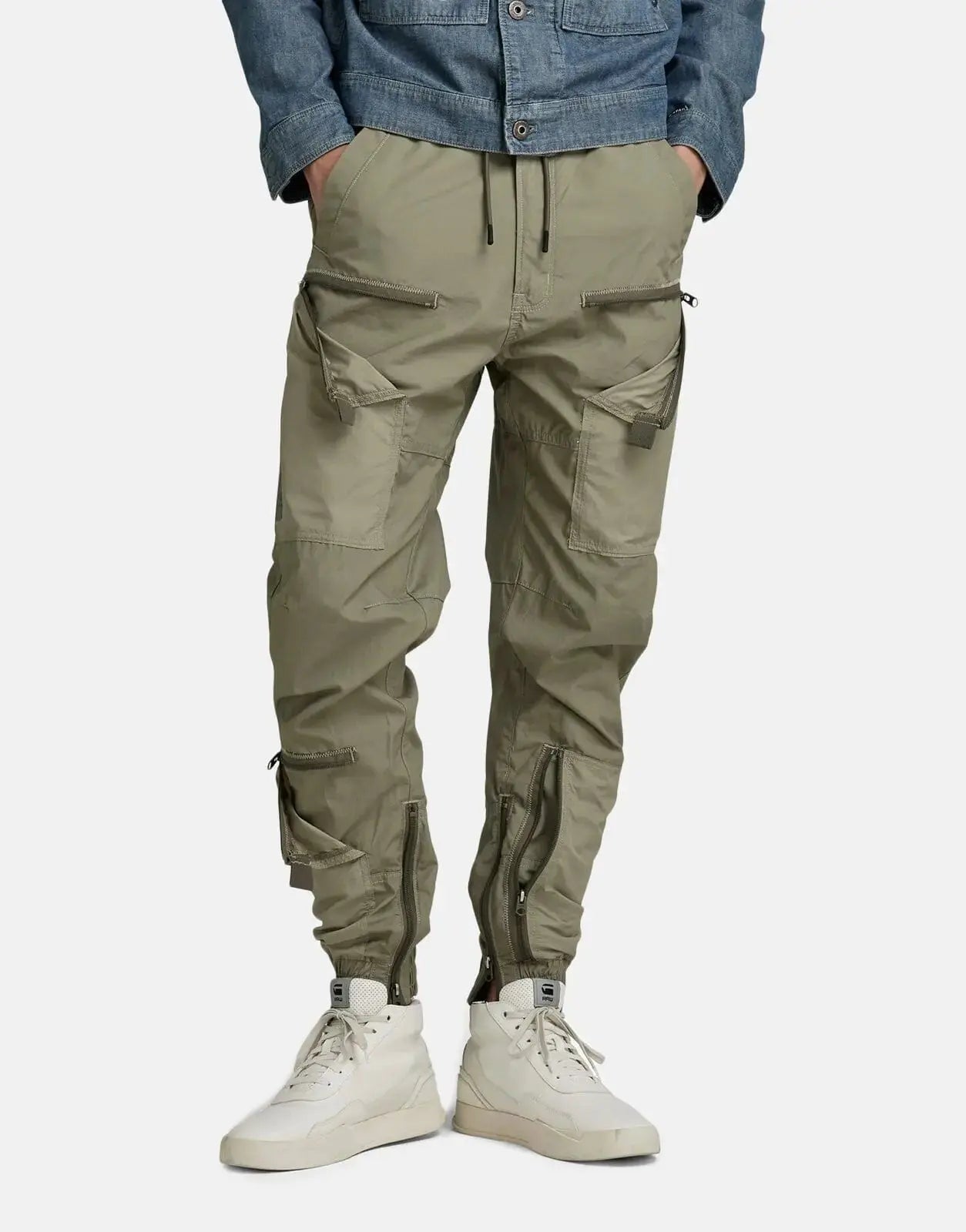 G-Star RAW 3D PM Cuffed Grey Trainer - Subwear