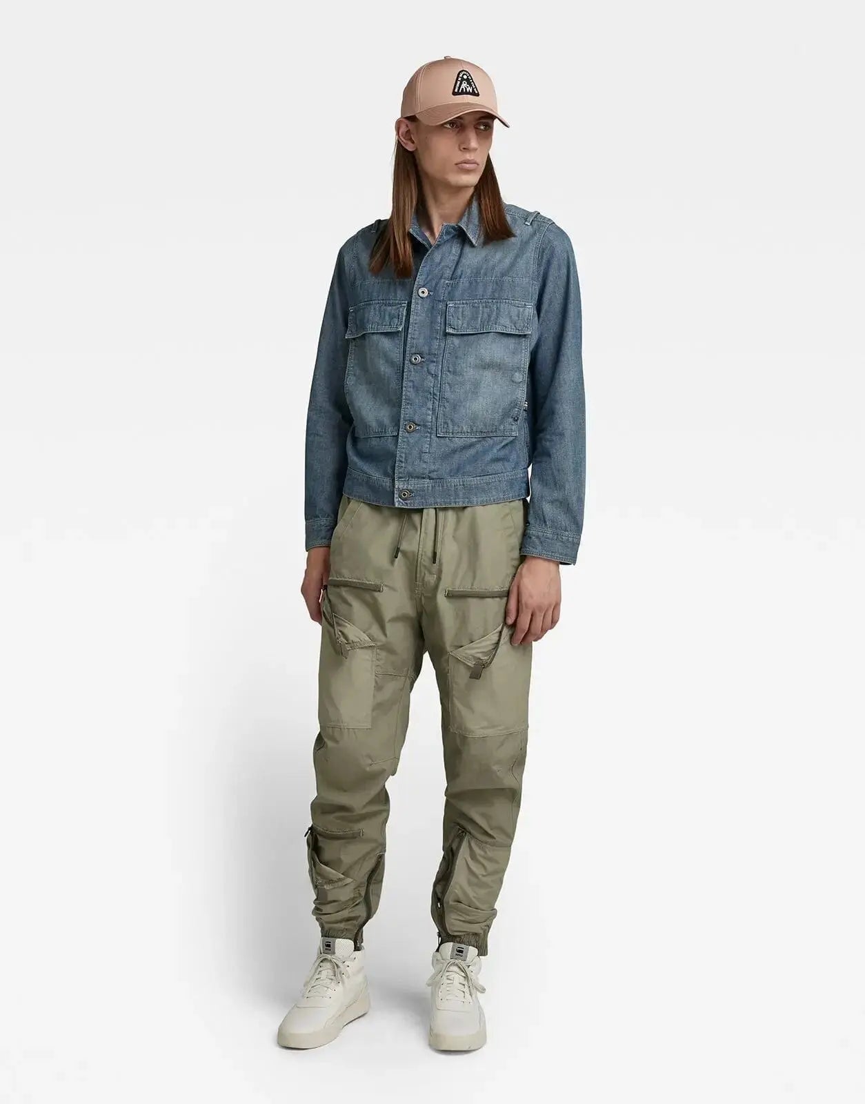 G-Star RAW 3D PM Cuffed Grey Trainer - Subwear