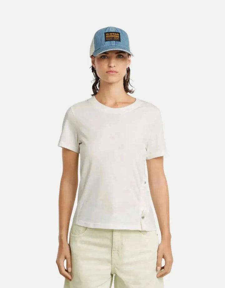 G-Star RAW Adjustable Slim T-Shirt White - Subwear