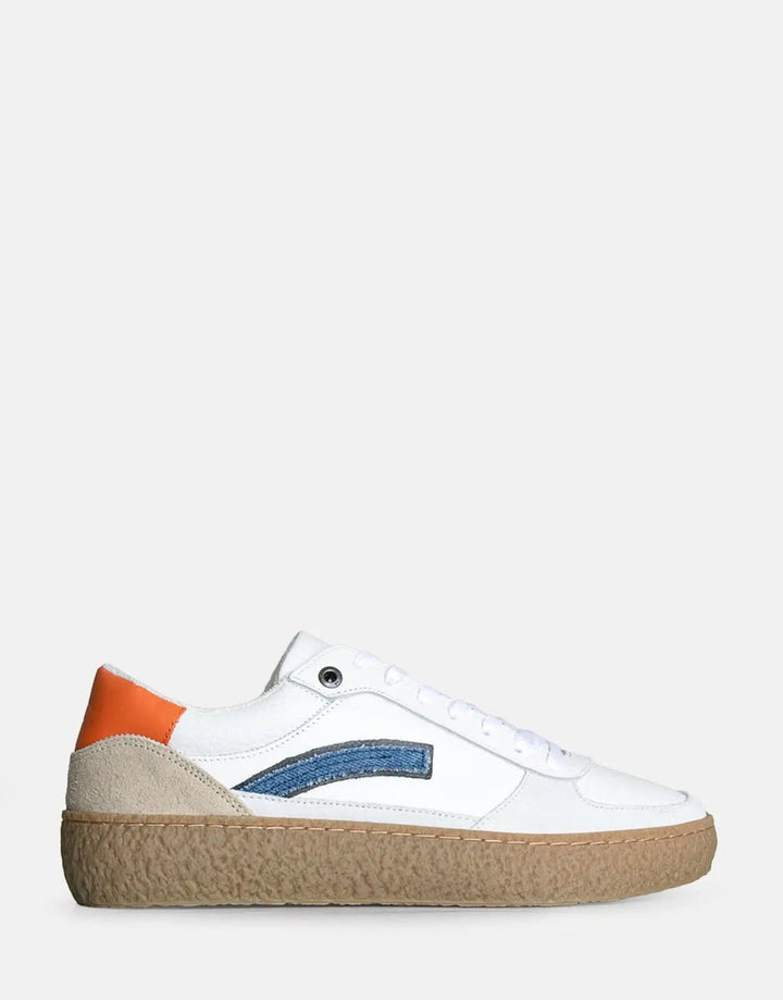 G-Star RAW Augur Basic Off White/Orange Sneakers - Subwear