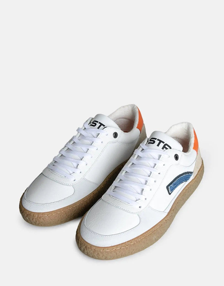 G-Star RAW Augur Basic Off White/Orange Sneakers - Subwear