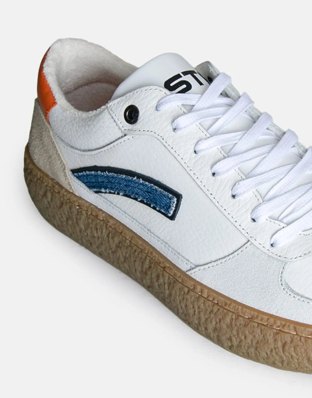 G-Star RAW Augur Basic Off White/Orange Sneakers - Subwear