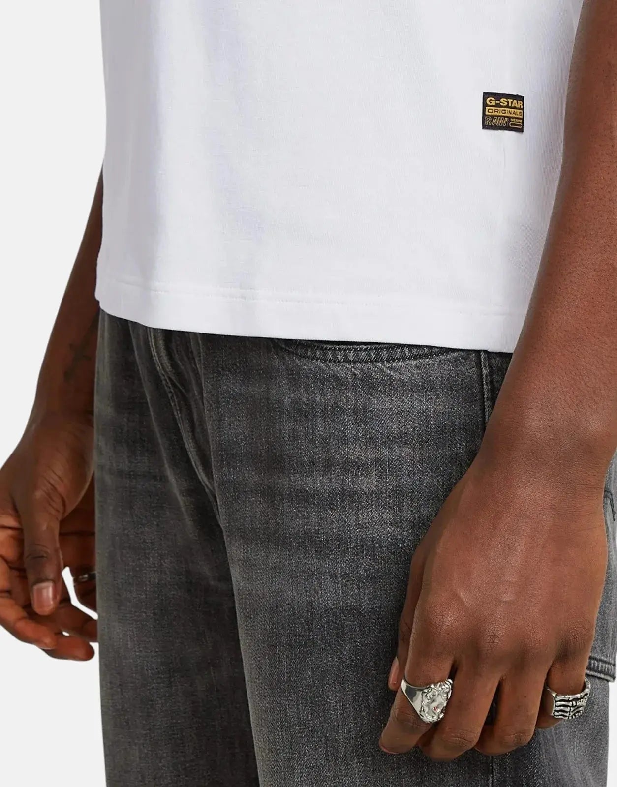 G-Star RAW Back Arch T-Shirt White - Subwear