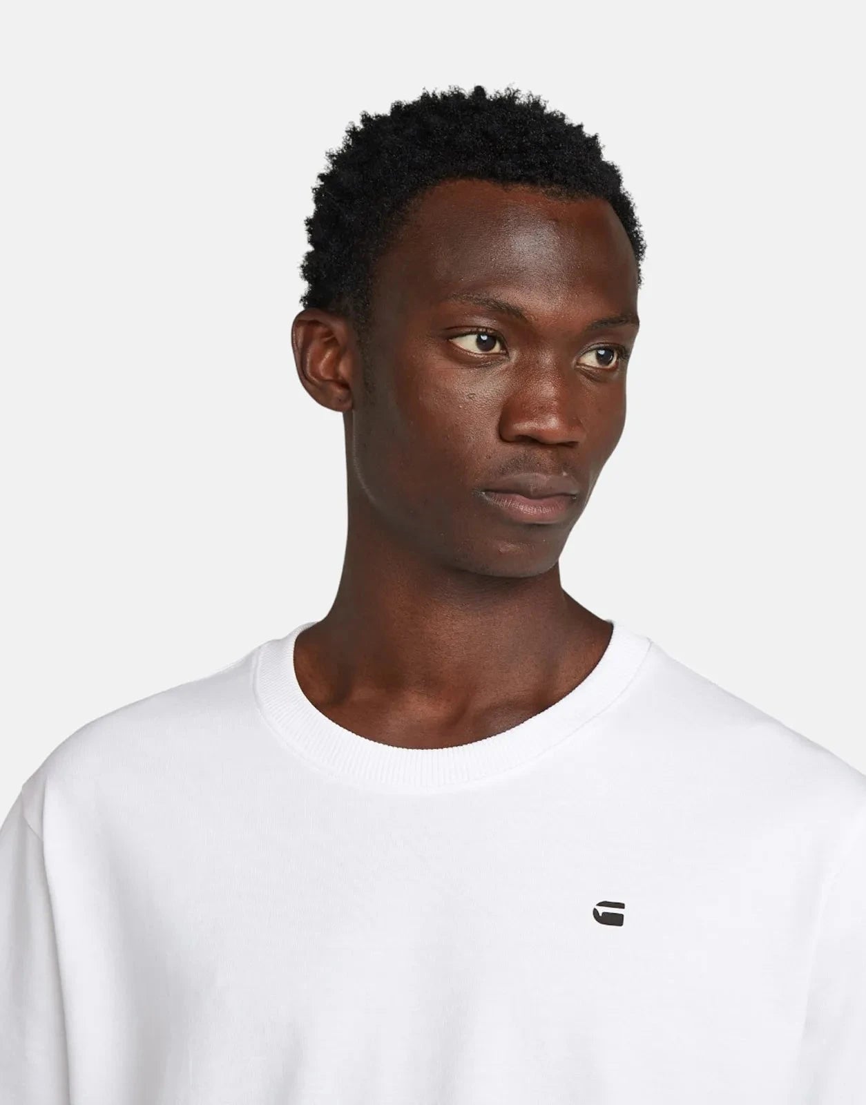 G-Star RAW Back Photo Loose Print White Sewing T-Shirt - Subwear