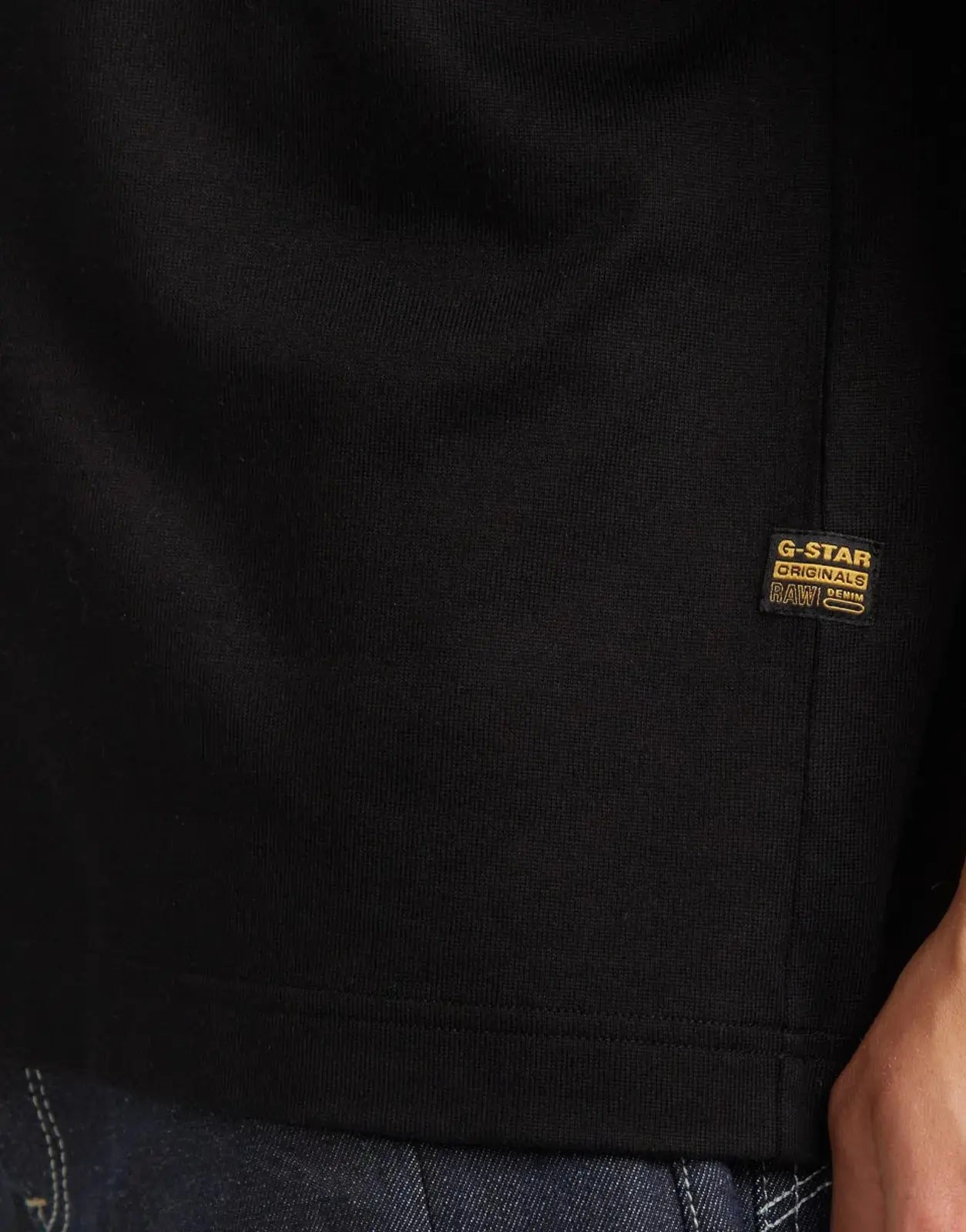 G-Star RAW Barcode Boxy T-Shirt Black - Subwear