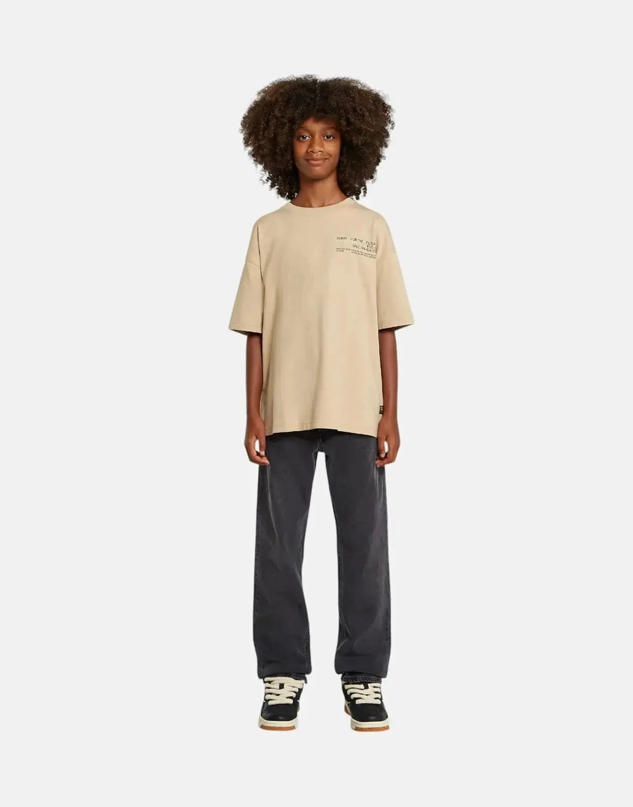 G-Star RAW Boys Boxy Cream T-Shirt - Subwear