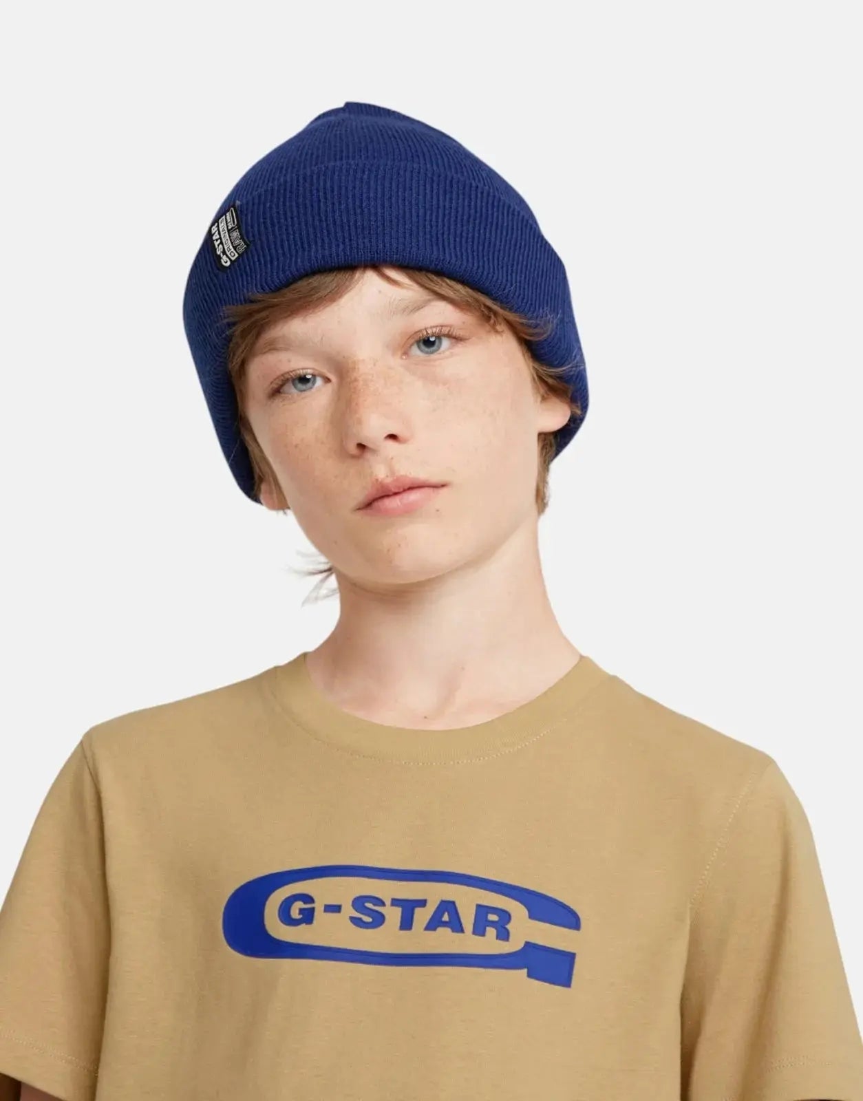 G-Star RAW Boys Regular Cream T-Shirt - Subwear