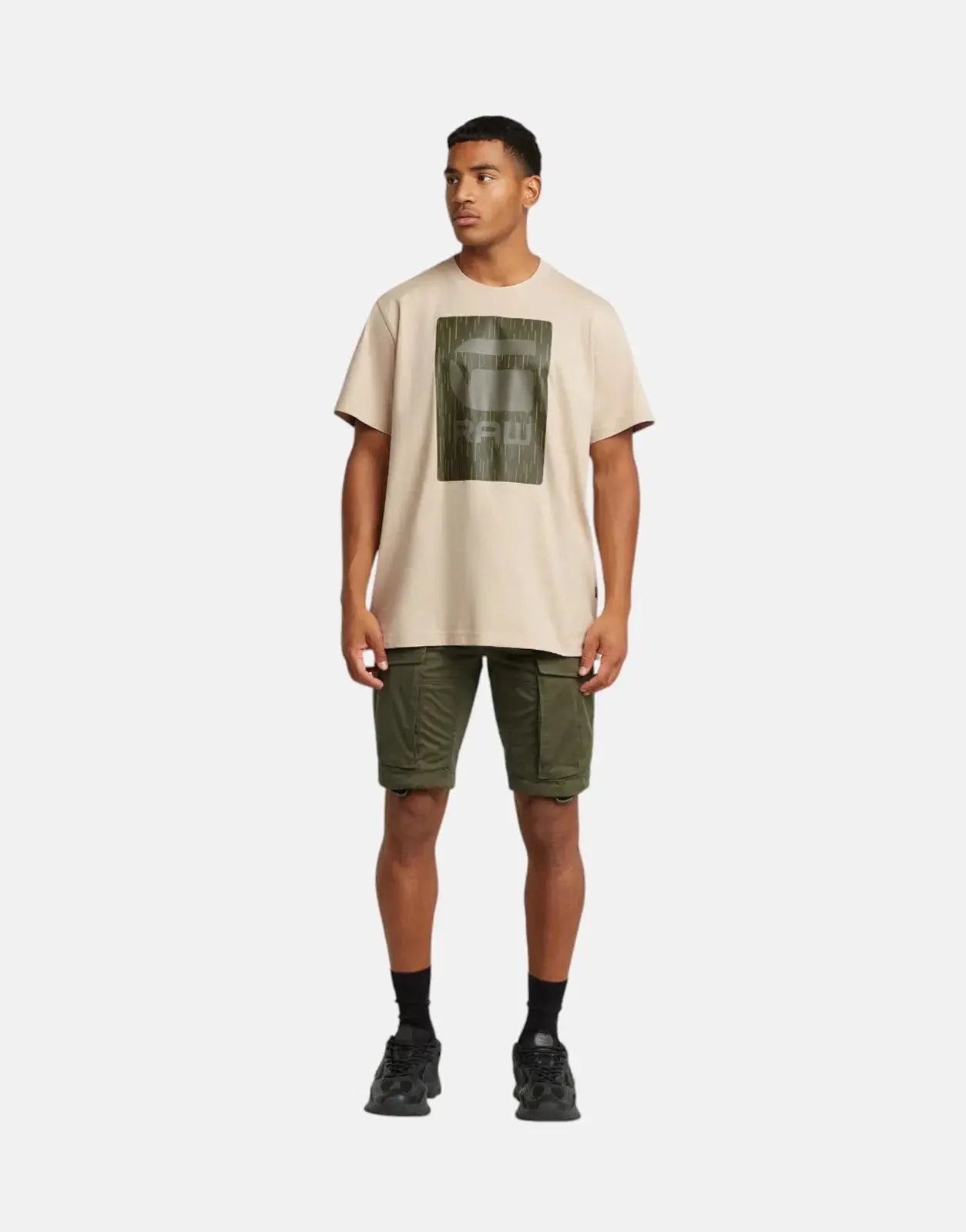 G-Star RAW Burger Box Rain Loose Brick T-Shirt - Subwear