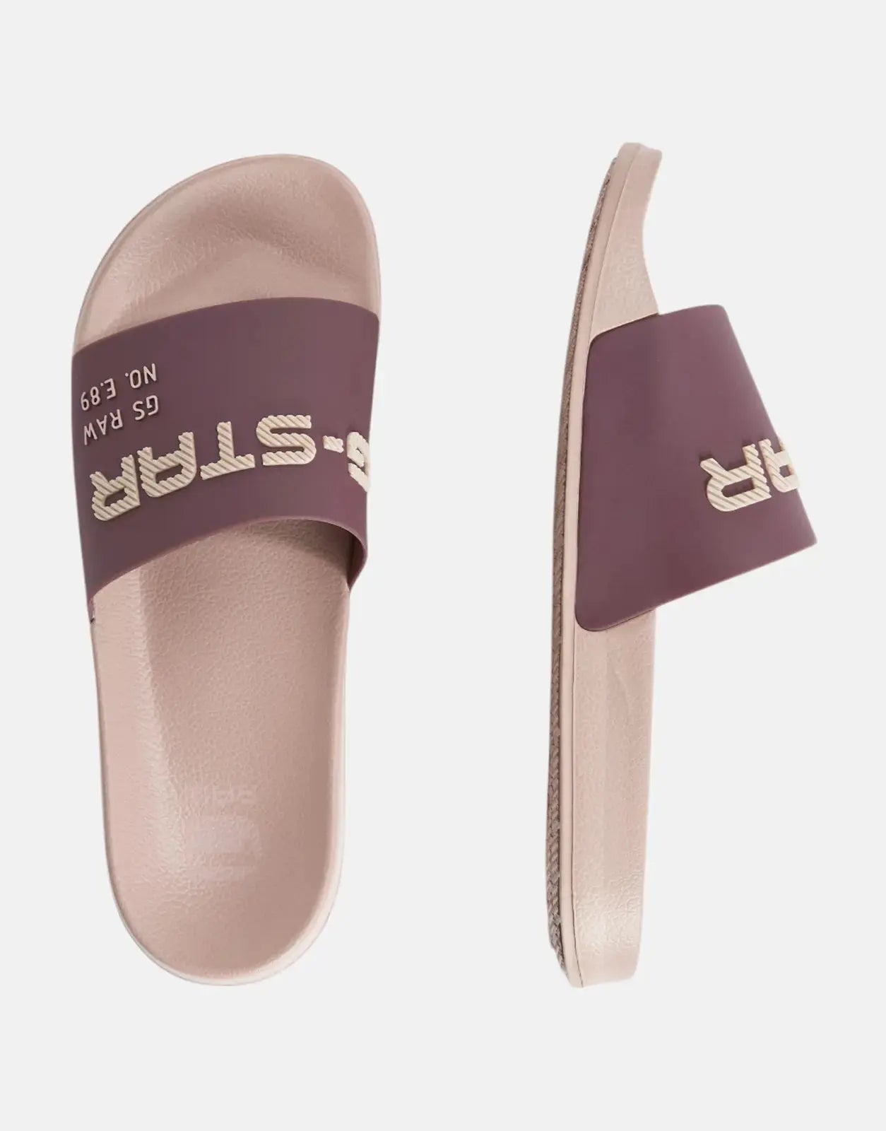 G-Star RAW Cart Light Pink/Burgundy Slide - Subwear