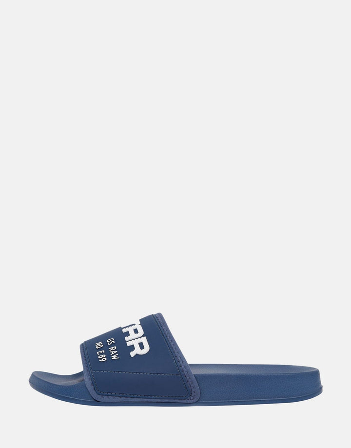 G-Star RAW Cart Slide Blue/White Slides - Subwear