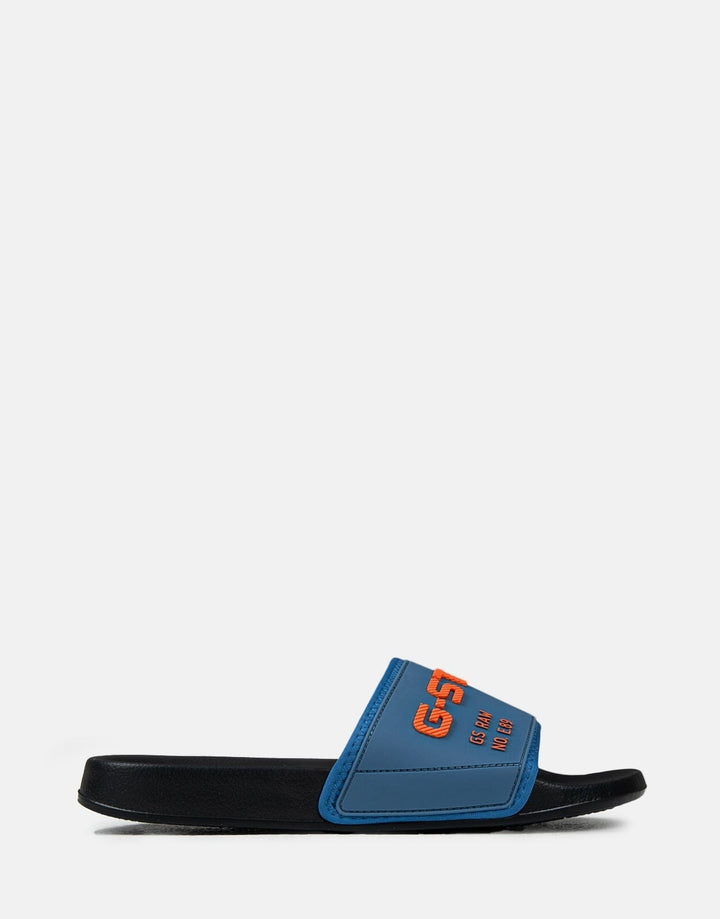 G-Star RAW Cart V Black/Blue Slides - Subwear