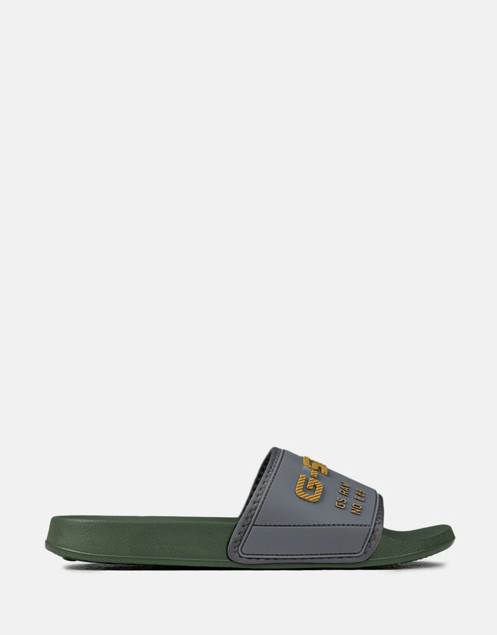 G-Star RAW Cart V Olive/Grey Slides - Subwear