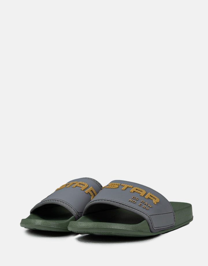 G-Star RAW Cart V Olive/Grey Slides - Subwear
