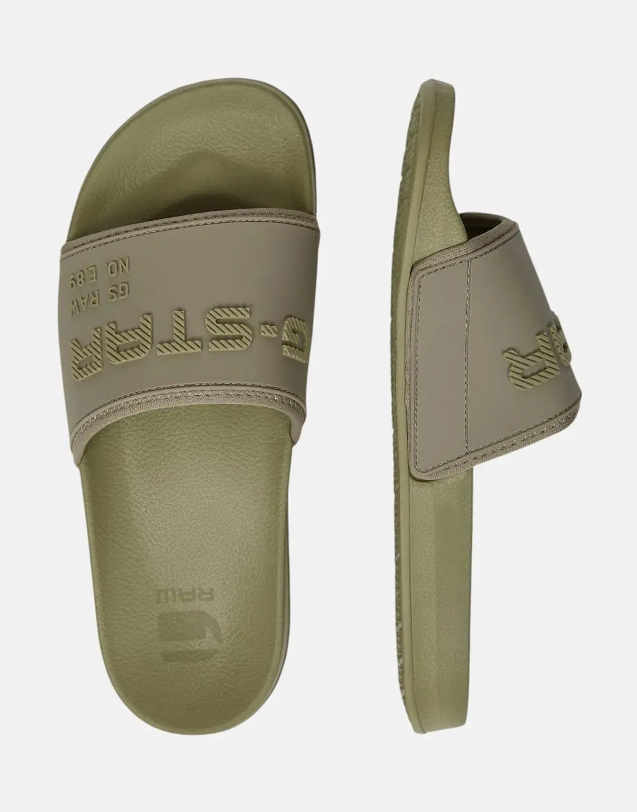 G-Star RAW Cart V Light Green Slides - Subwear
